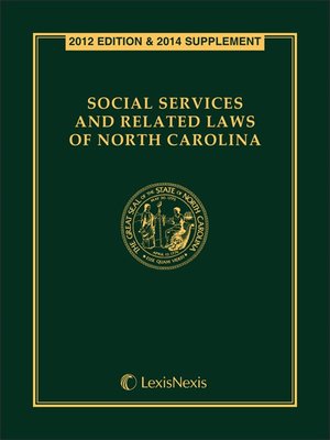 cover image of Social Services and Related Laws of North Carolina